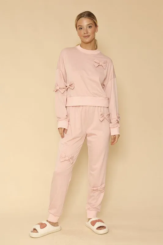 3D Bow Crewneck Sweatshirt