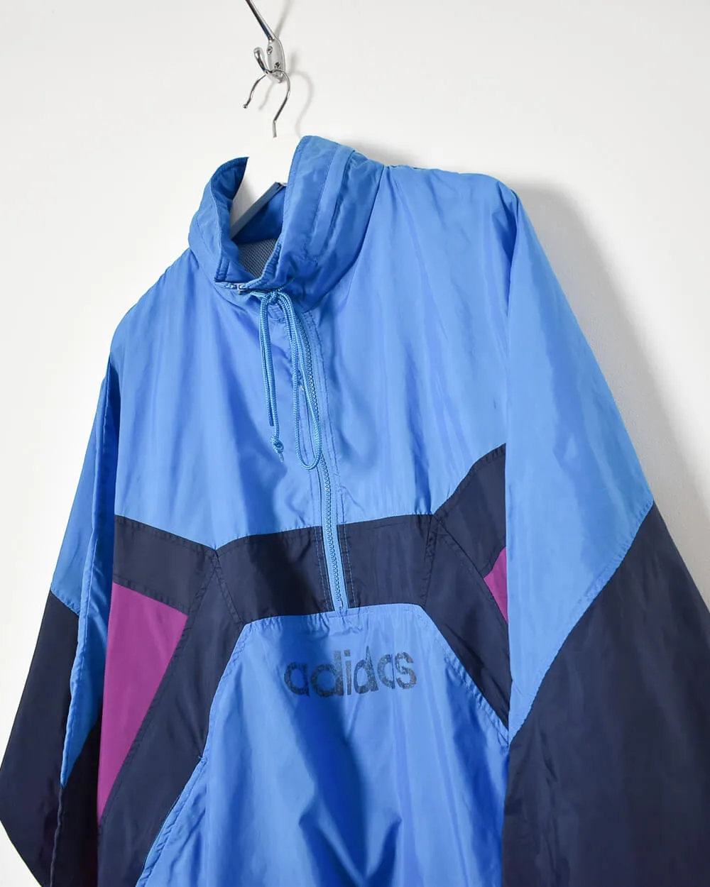 Adidas 1/4 Zip Windbreaker Jacket - Large