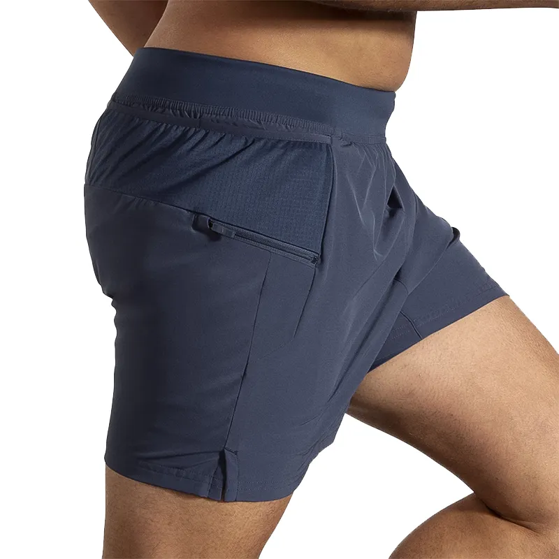 Brooks Men's Sherpa 5" 2-in-1 Shorts