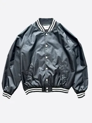 Celine Black & White Logo Bomber Jacket