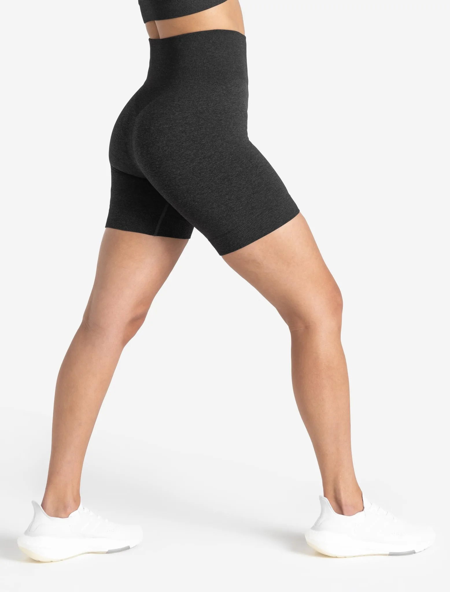 Core Seamless Shorts - Black Marl