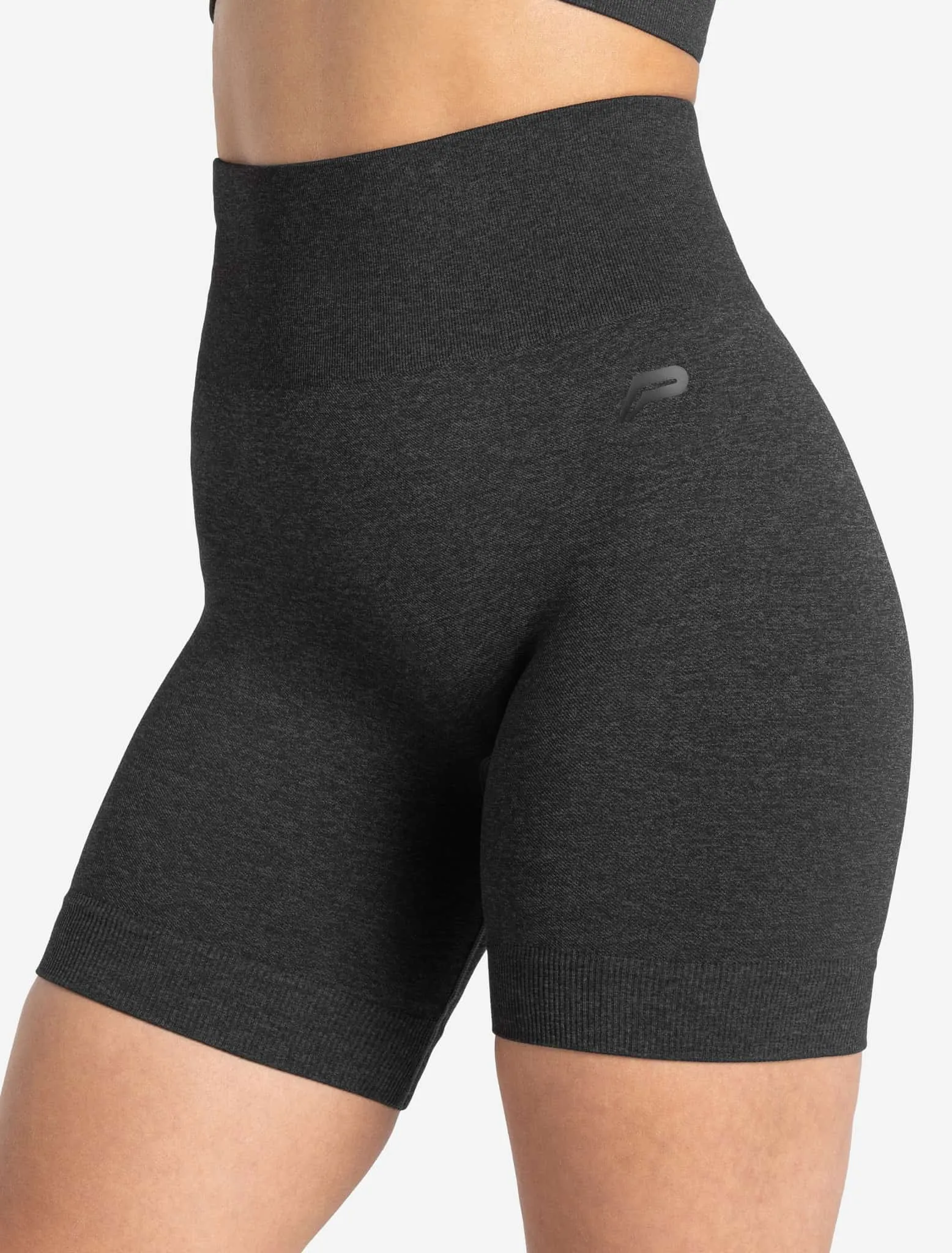 Core Seamless Shorts - Black Marl