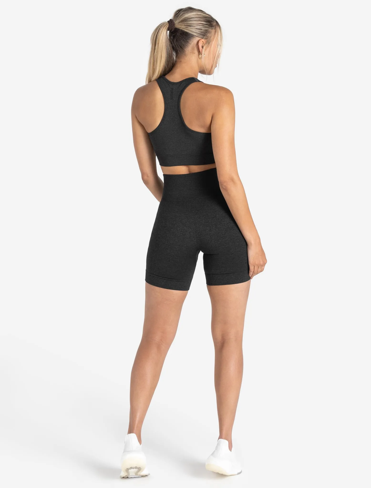 Core Seamless Shorts - Black Marl