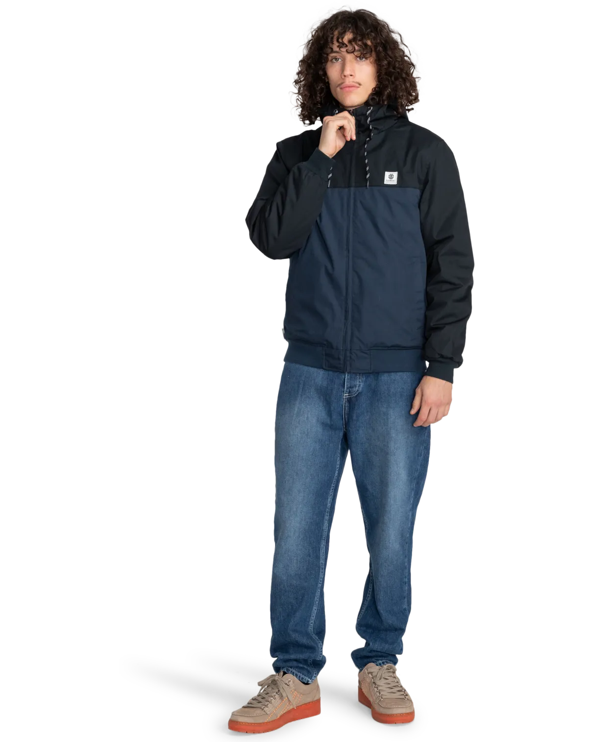 Dulcey 2 Tones Jacket in Eclipse Navy