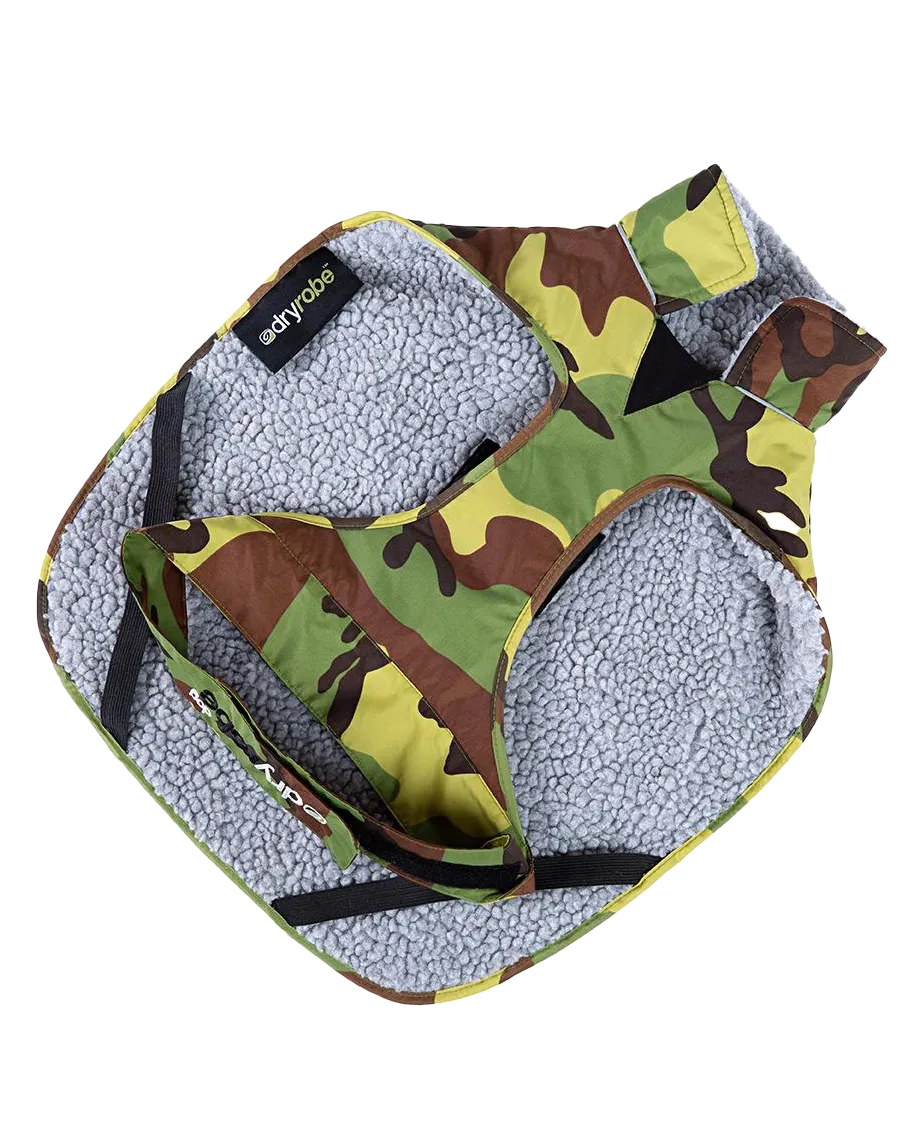 Extra Small Dryrobe Dog (2022) in Camo & Grey