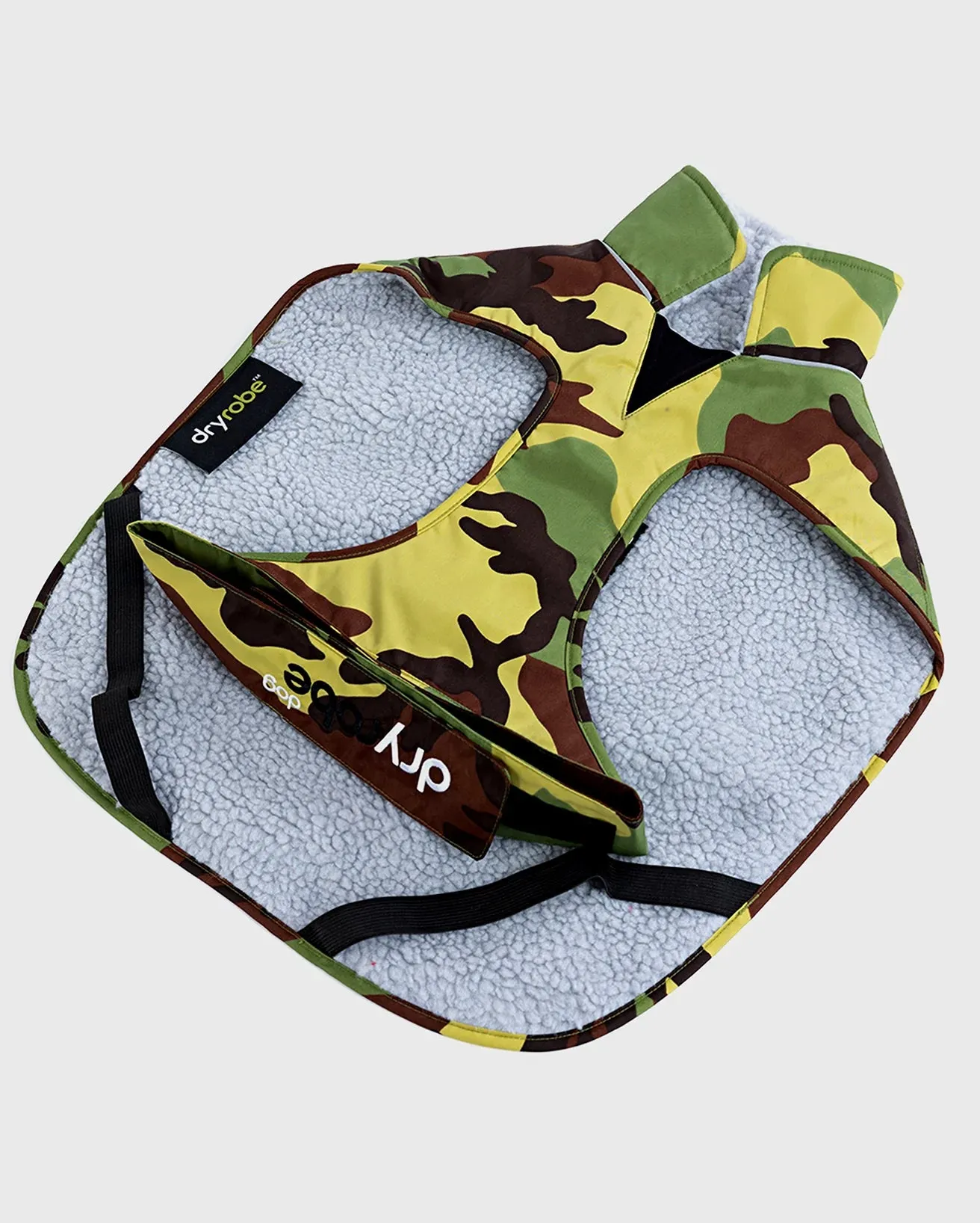 Extra Small Dryrobe Dog (2022) in Camo & Grey