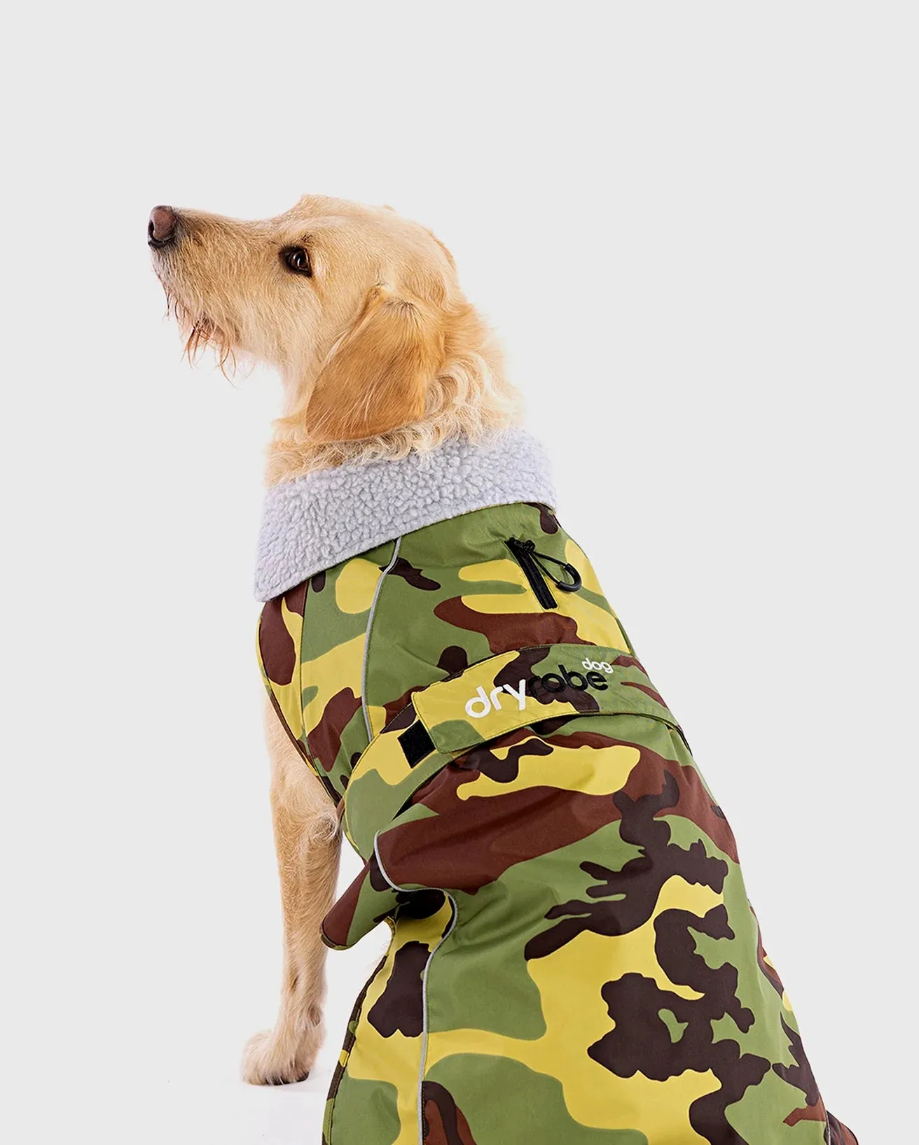 Extra Small Dryrobe Dog (2022) in Camo & Grey