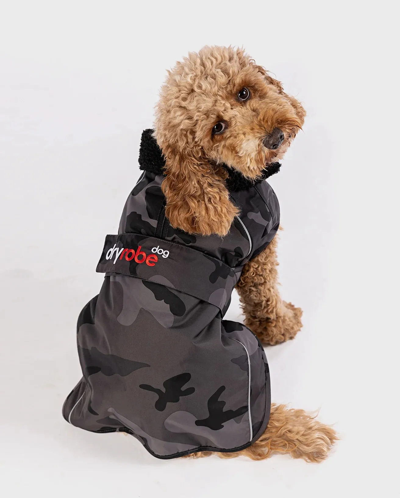 Extra Small Dryrobe Dog (2022) in Camo & Grey