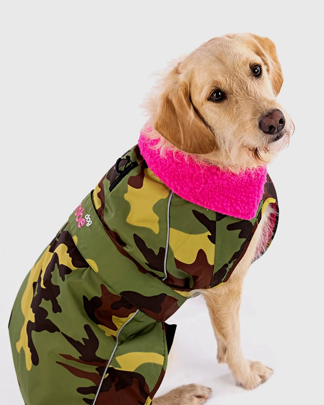 Extra Small Dryrobe Dog (2022) in Camo & Grey