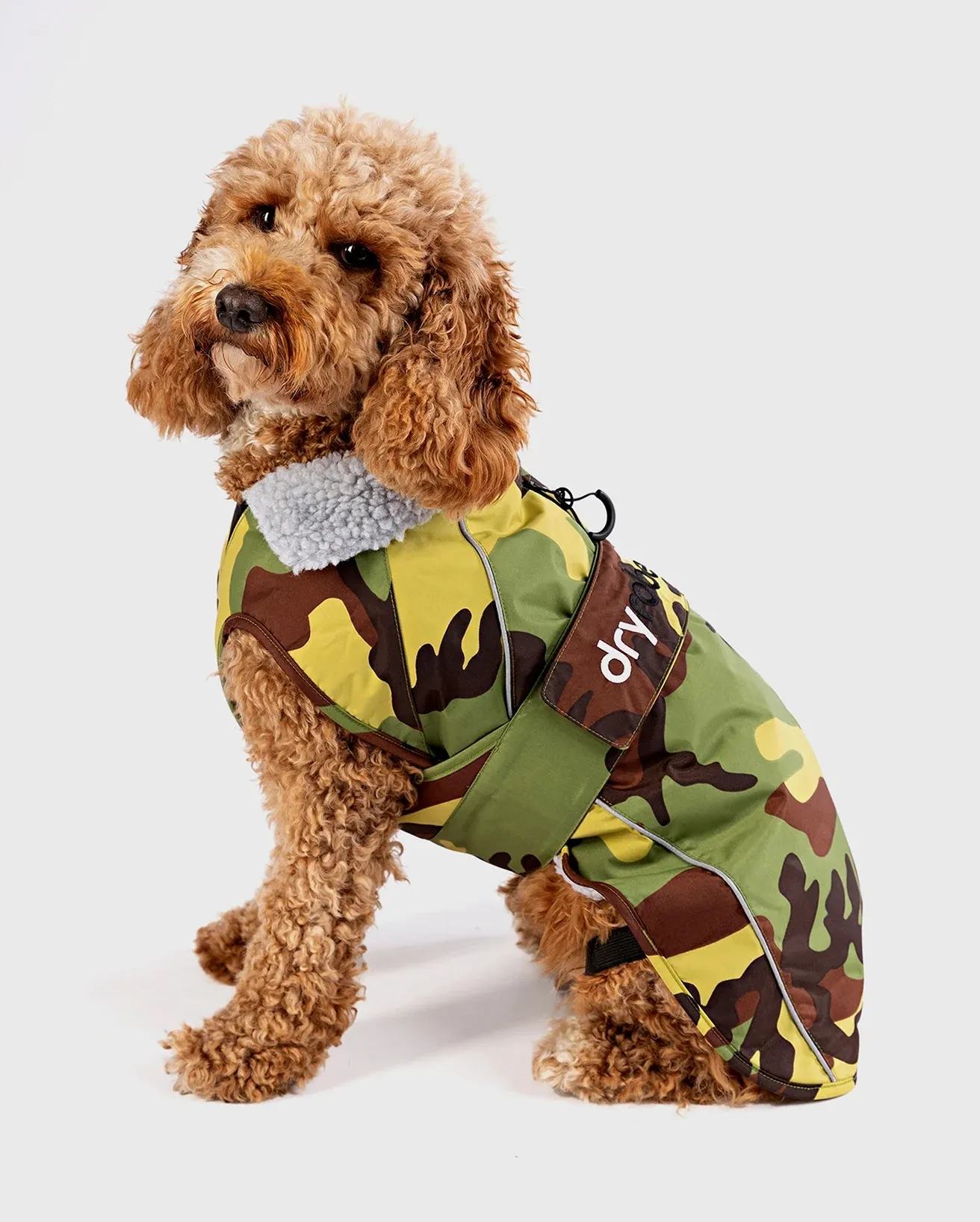 Extra Small Dryrobe Dog (2022) in Camo & Grey