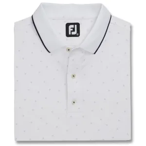FootJoy Push Play Print Lisle Knit Collar Golf Polo 2022