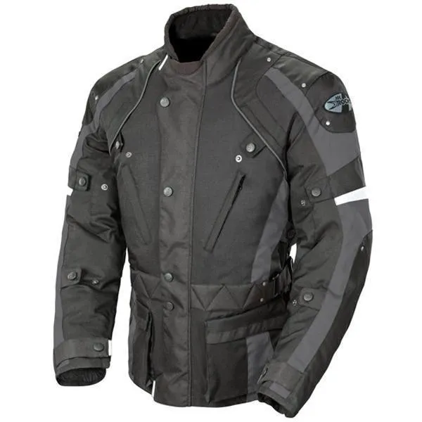 Joe Rocket 'Ballistic Revolution' Mens Black/Grey Textile Motorcycle Jacket