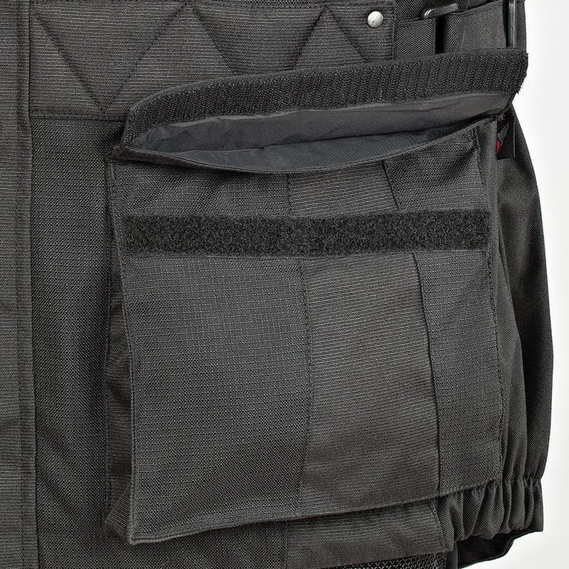 Joe Rocket 'Ballistic Revolution' Mens Black/Grey Textile Motorcycle Jacket