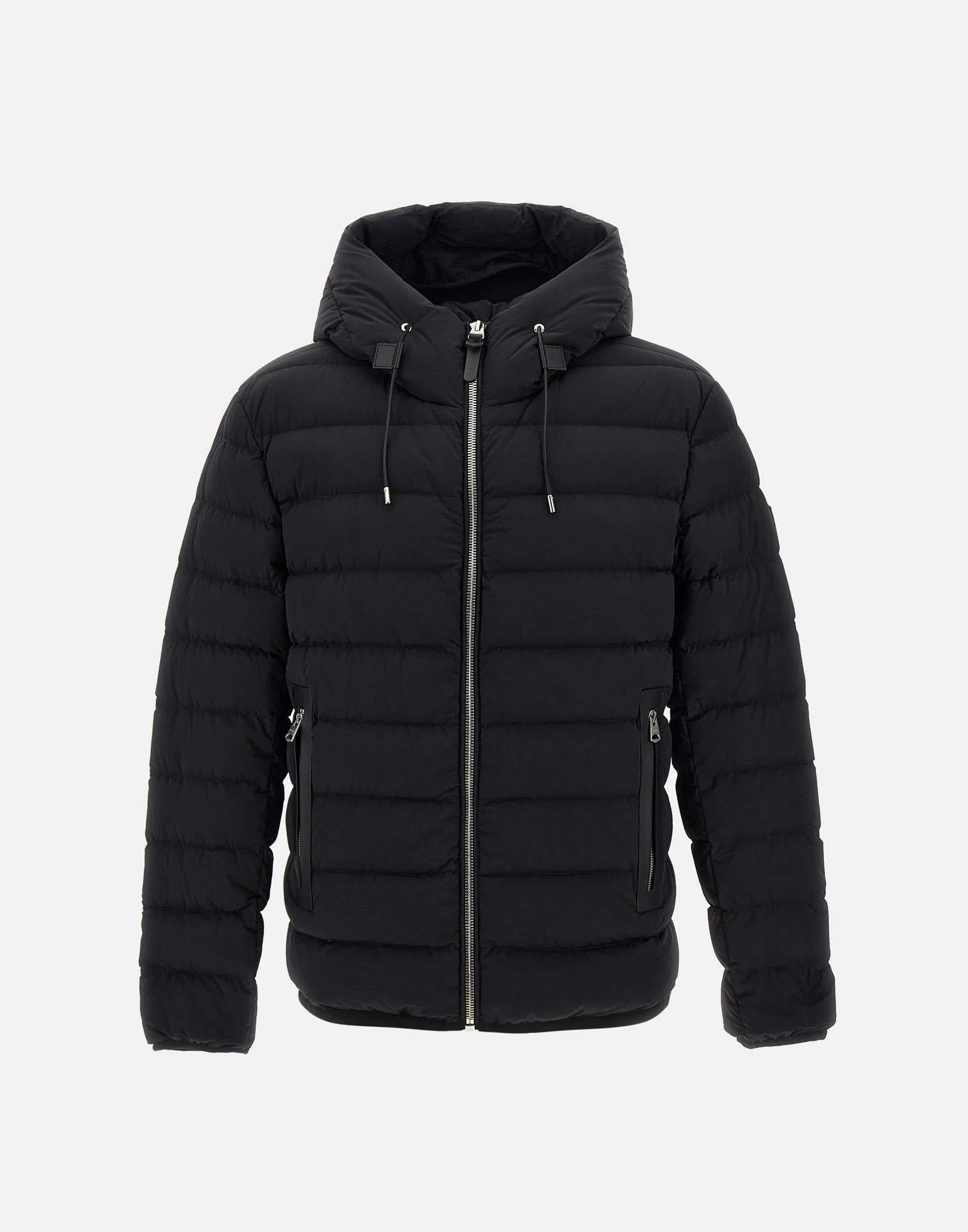 Men's Black Down Jacket with Hood