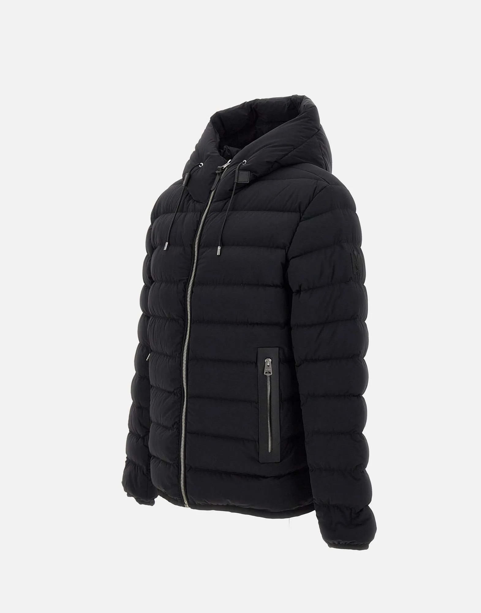 Men's Black Down Jacket with Hood