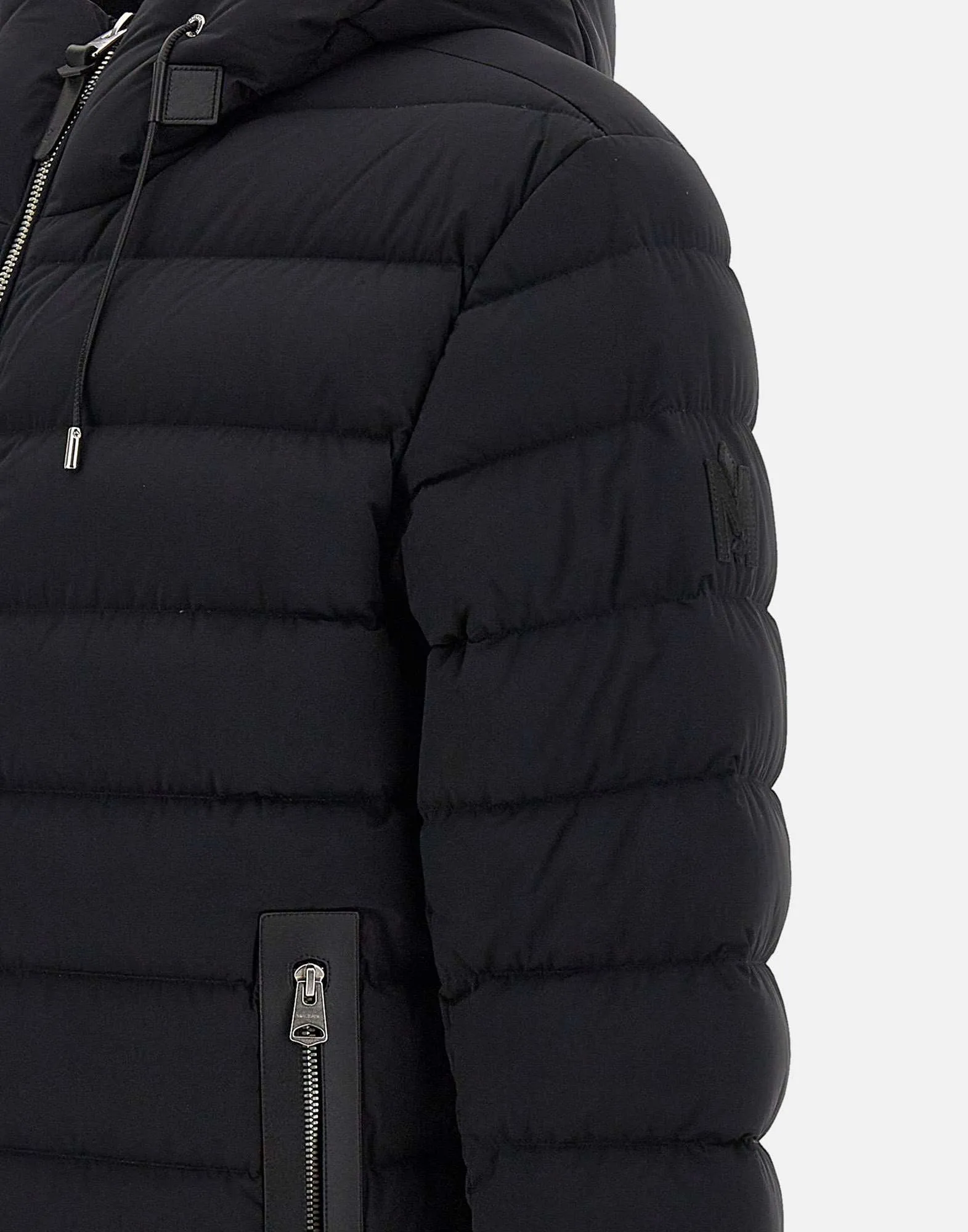 Men's Black Down Jacket with Hood