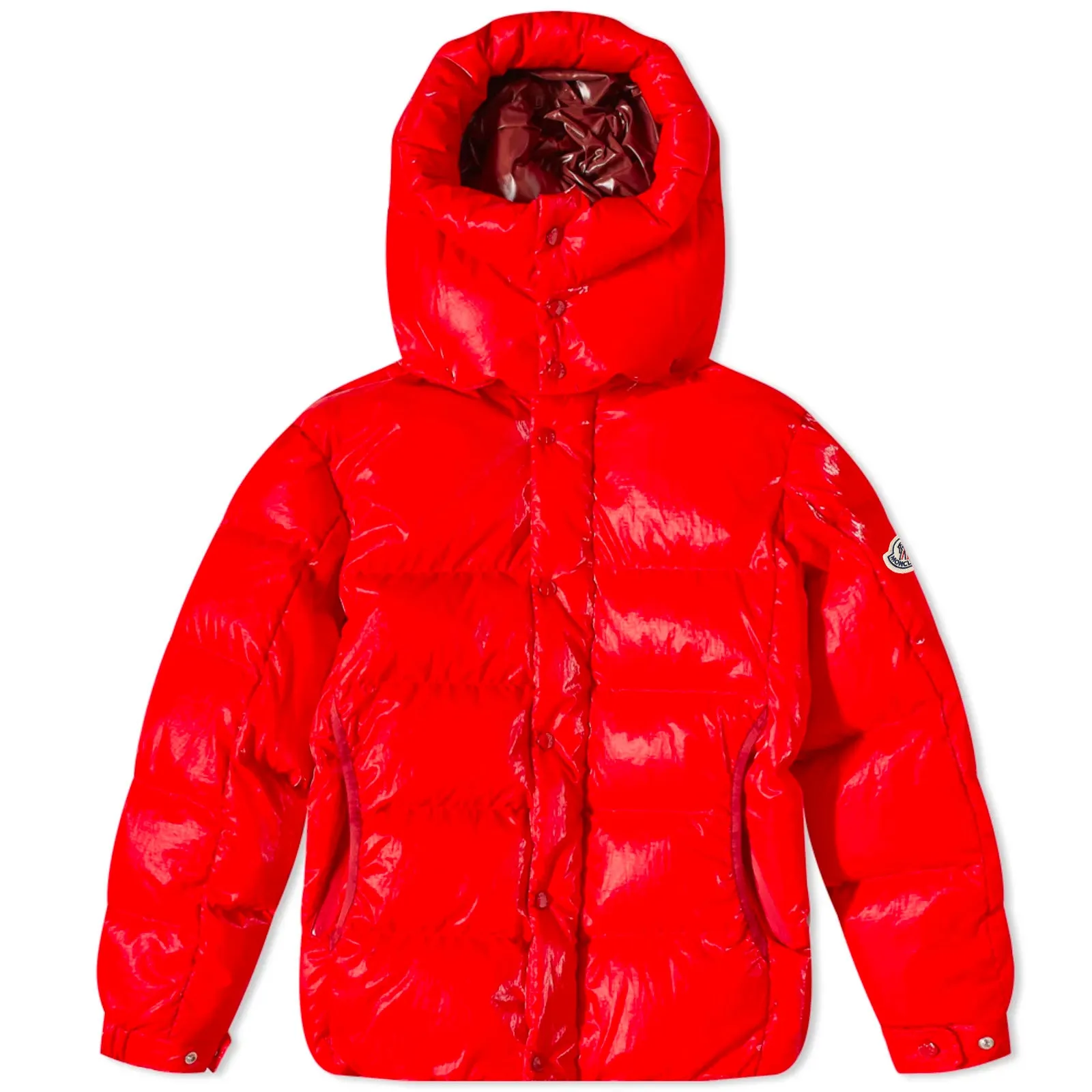 Moncler Red Verdon Down Jacket