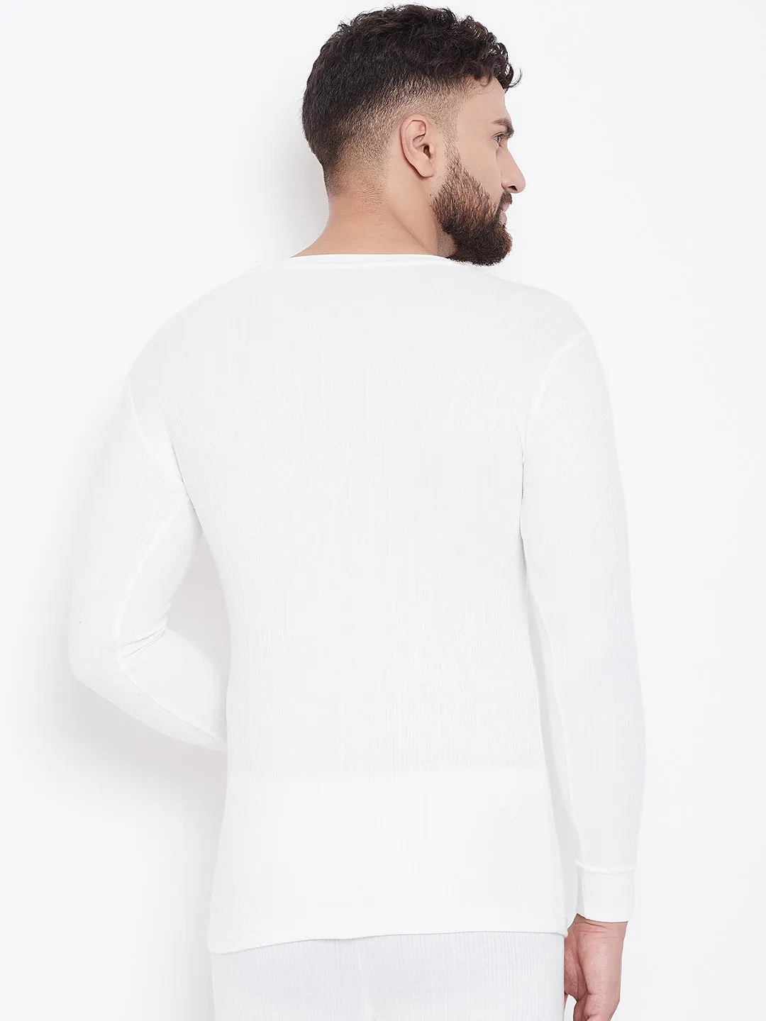 Neva Esancia V Neck Full Sleeves Warmer/Thermal Upper for Men