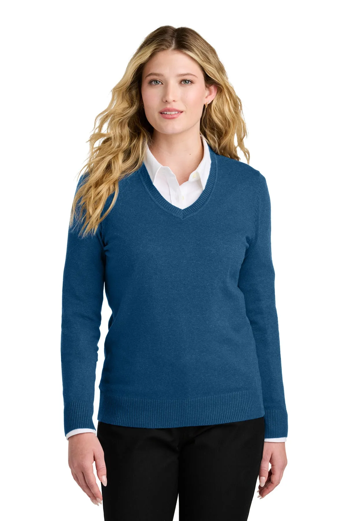 Port Authority Ladies Easy Care V-Neck Sweater