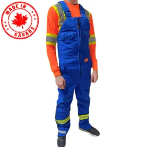 Premium Royal Blue Insulated AR/FR Bib Overalls