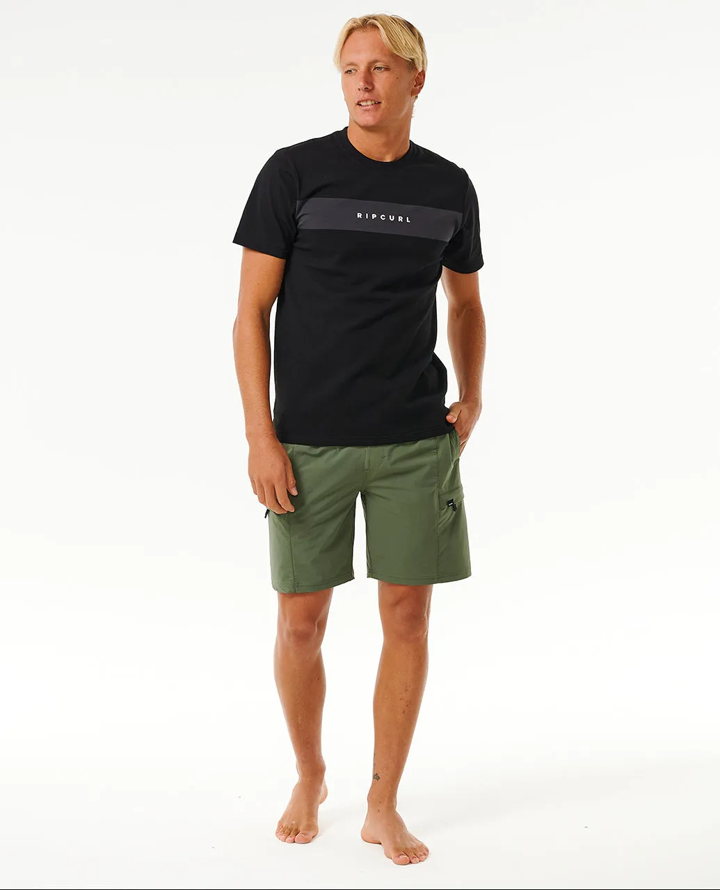 Rip Curl Mens Vaporcool Varial 2.0 Short Sleeve T-Shirt
