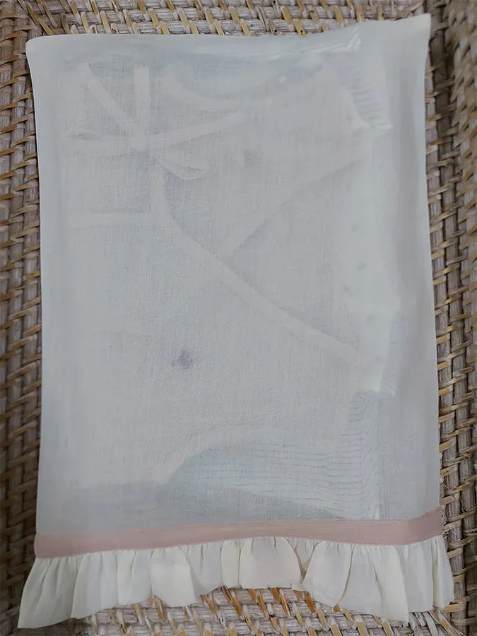Set of 5 Organic Muslin Baby Vests