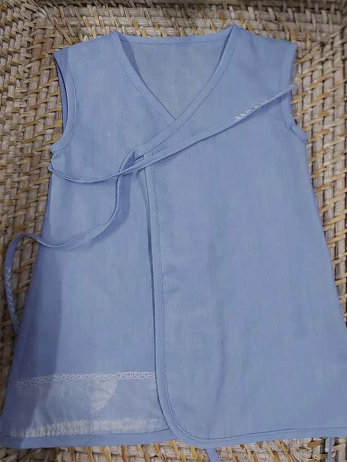 Set of 5 Organic Muslin Baby Vests