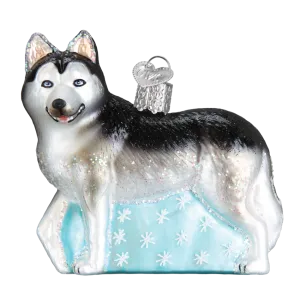 Siberian Husky Old World Christmas Ornament  12489