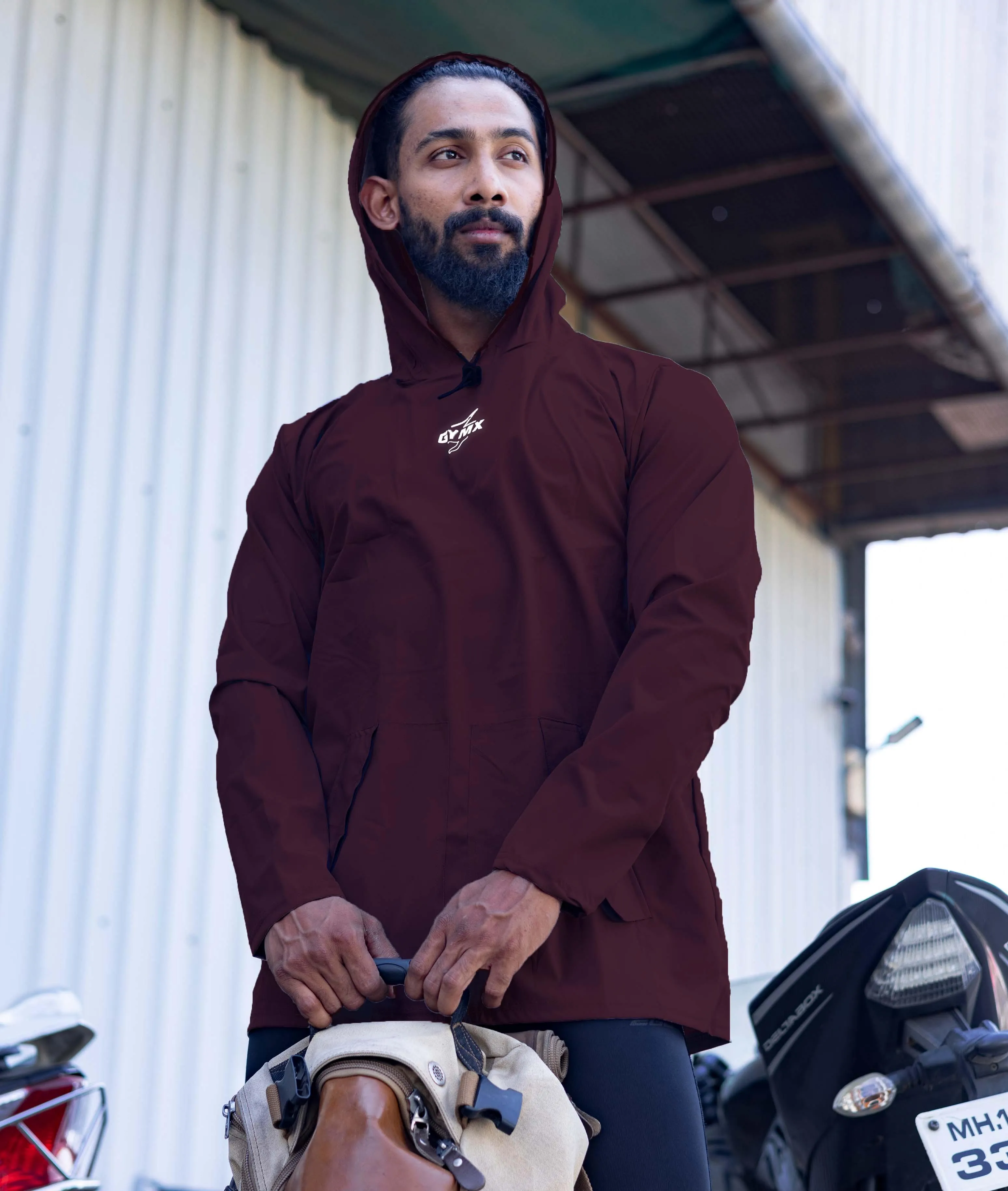 Storm Waterproof Jacket 2.0- Epic Maroon (with rainproof phone pockets)