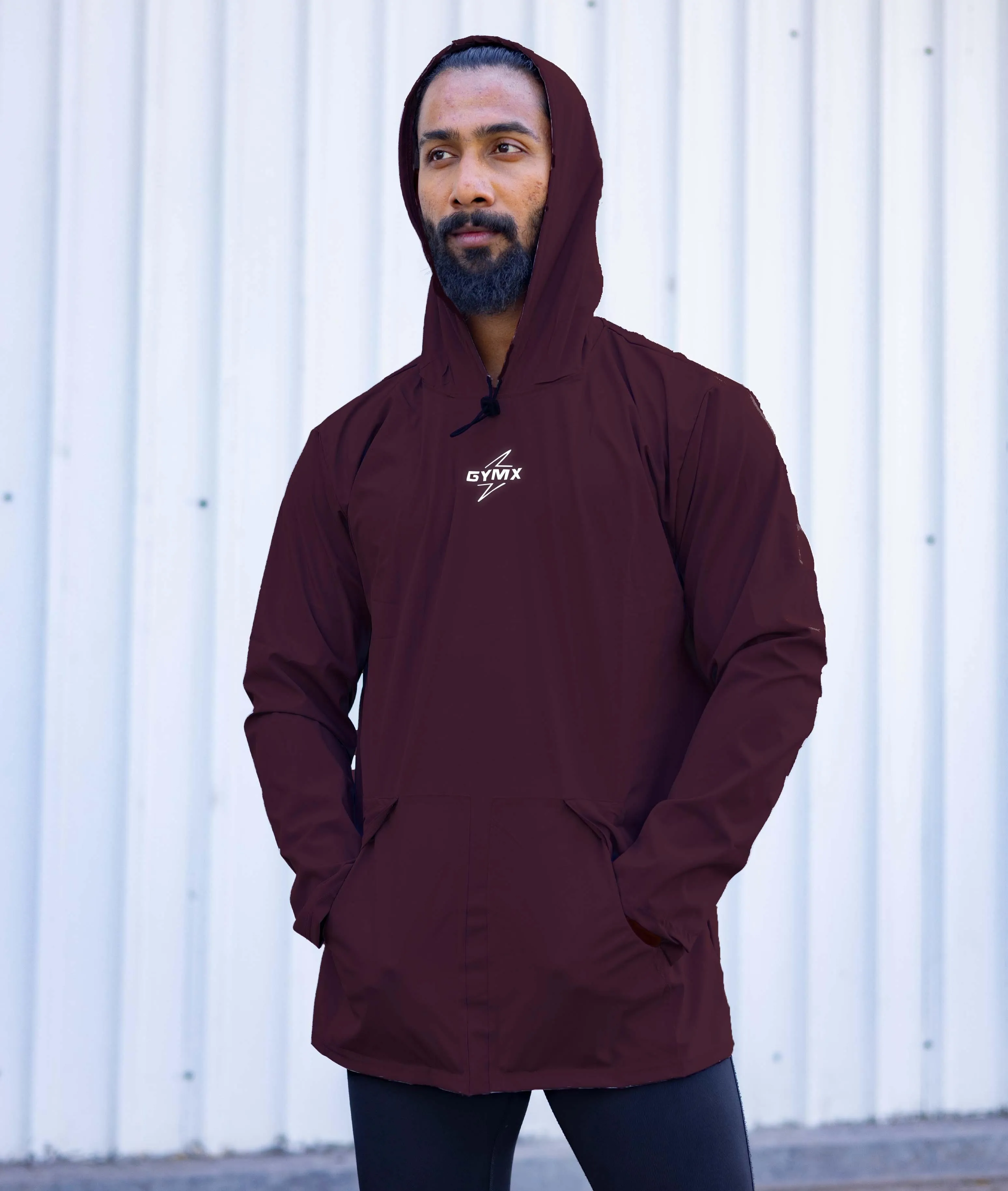 Storm Waterproof Jacket 2.0- Epic Maroon (with rainproof phone pockets)