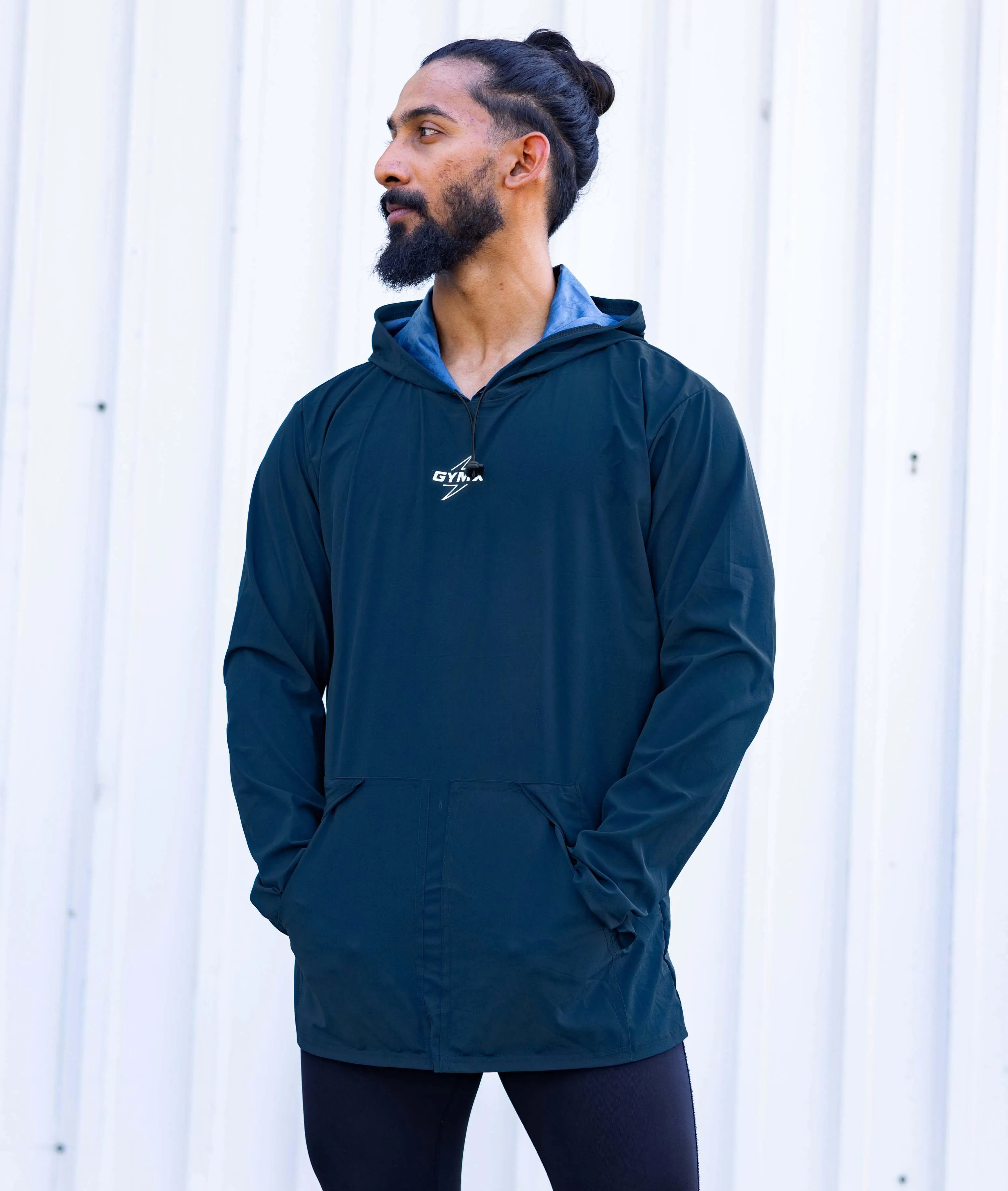 Storm Waterproof Jacket 2.0- Krypto Blue (with rainproof phone pockets)