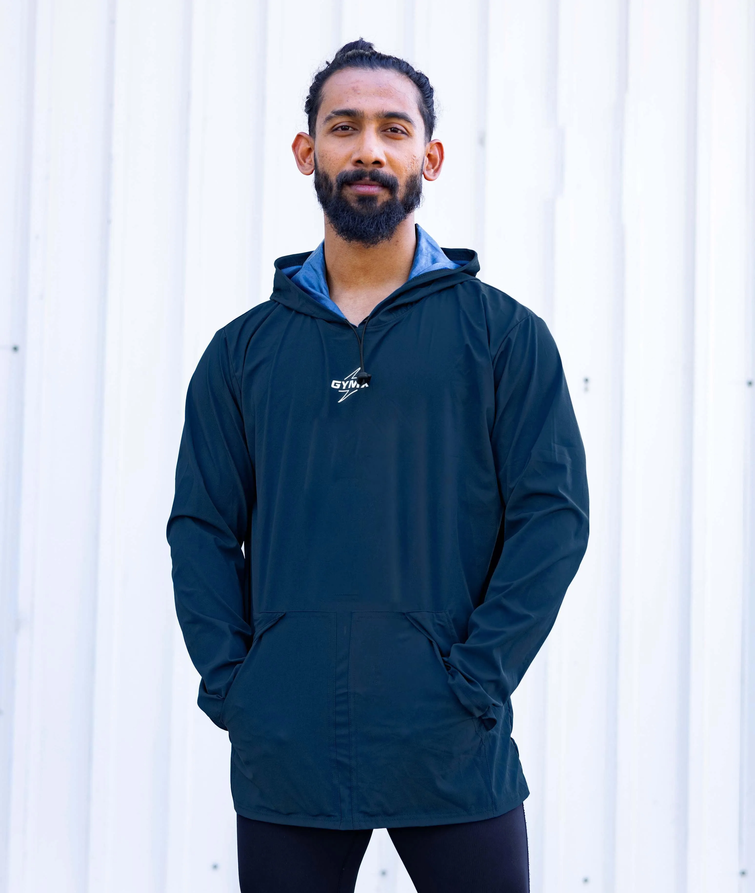 Storm Waterproof Jacket 2.0- Krypto Blue (with rainproof phone pockets)