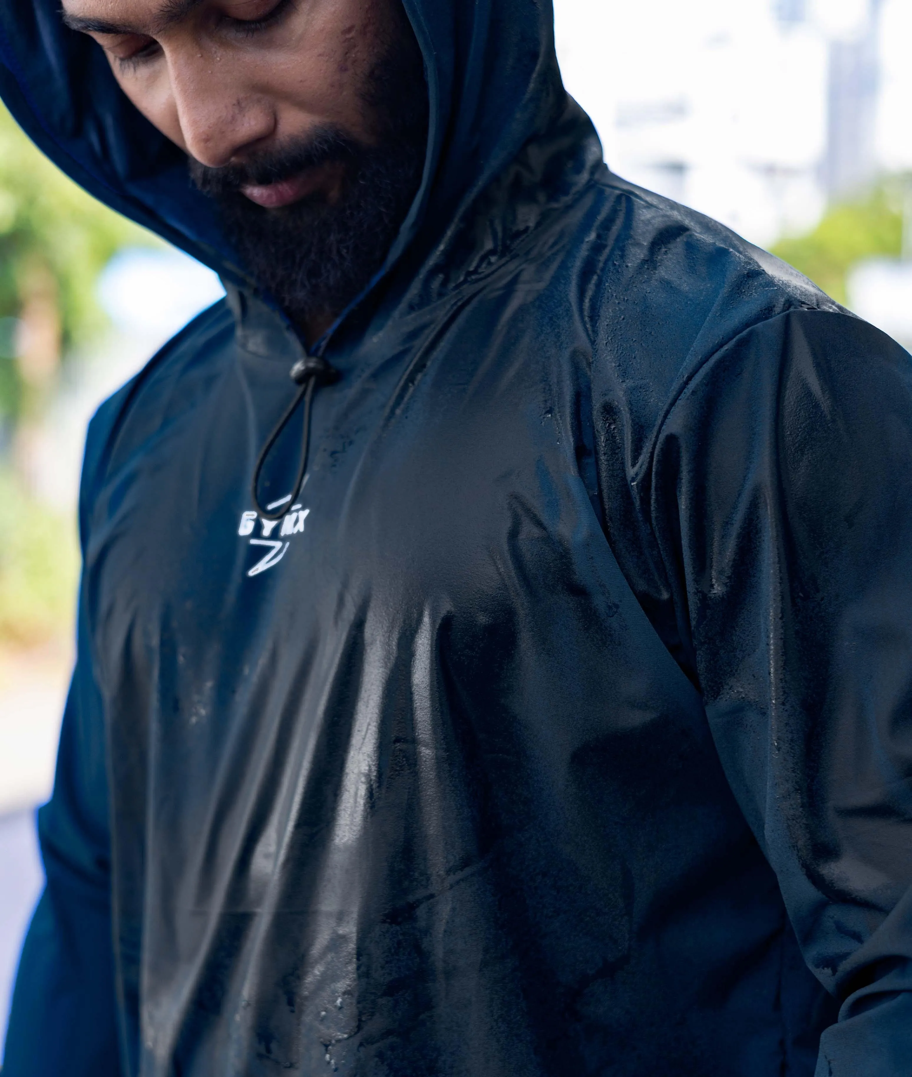 Storm Waterproof Jacket 2.0- Krypto Blue (with rainproof phone pockets)