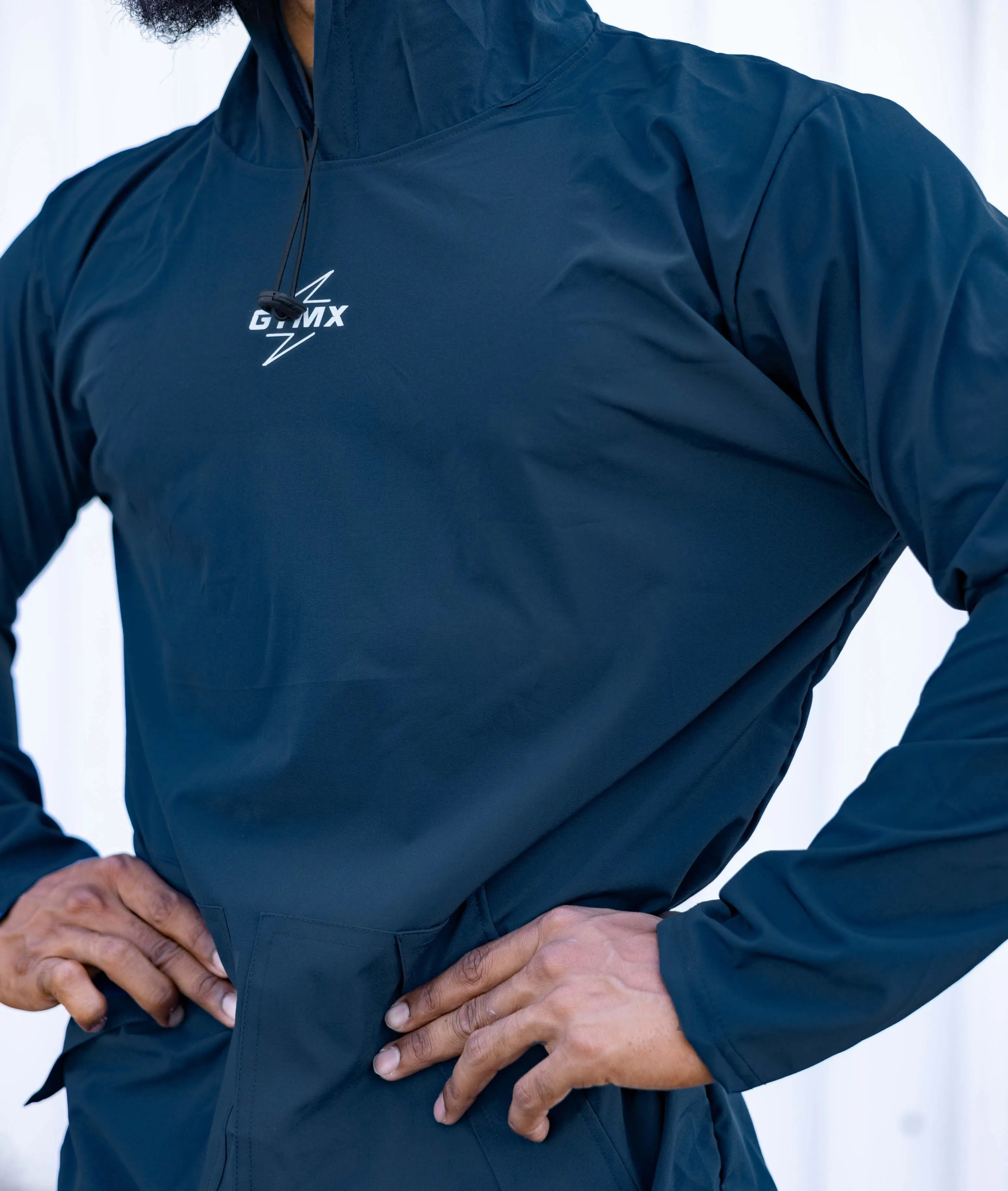 Storm Waterproof Jacket 2.0- Krypto Blue (with rainproof phone pockets)