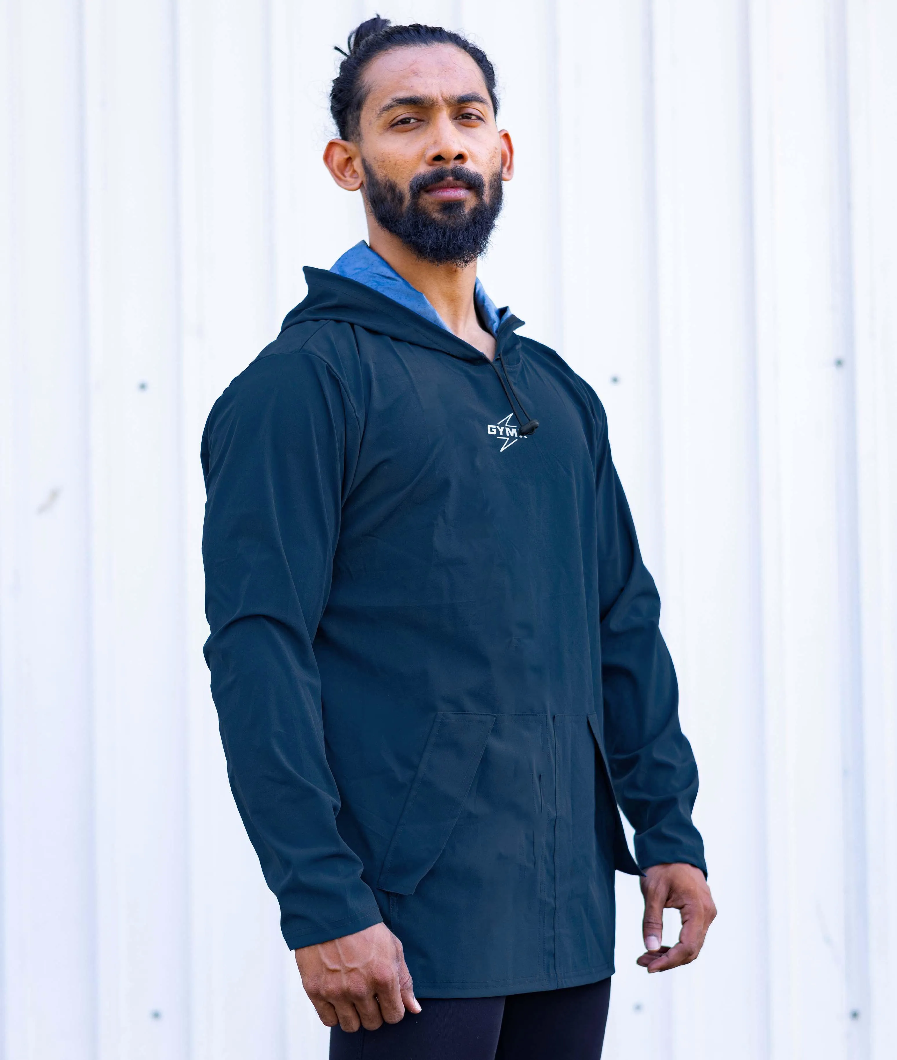 Storm Waterproof Jacket 2.0- Krypto Blue (with rainproof phone pockets)