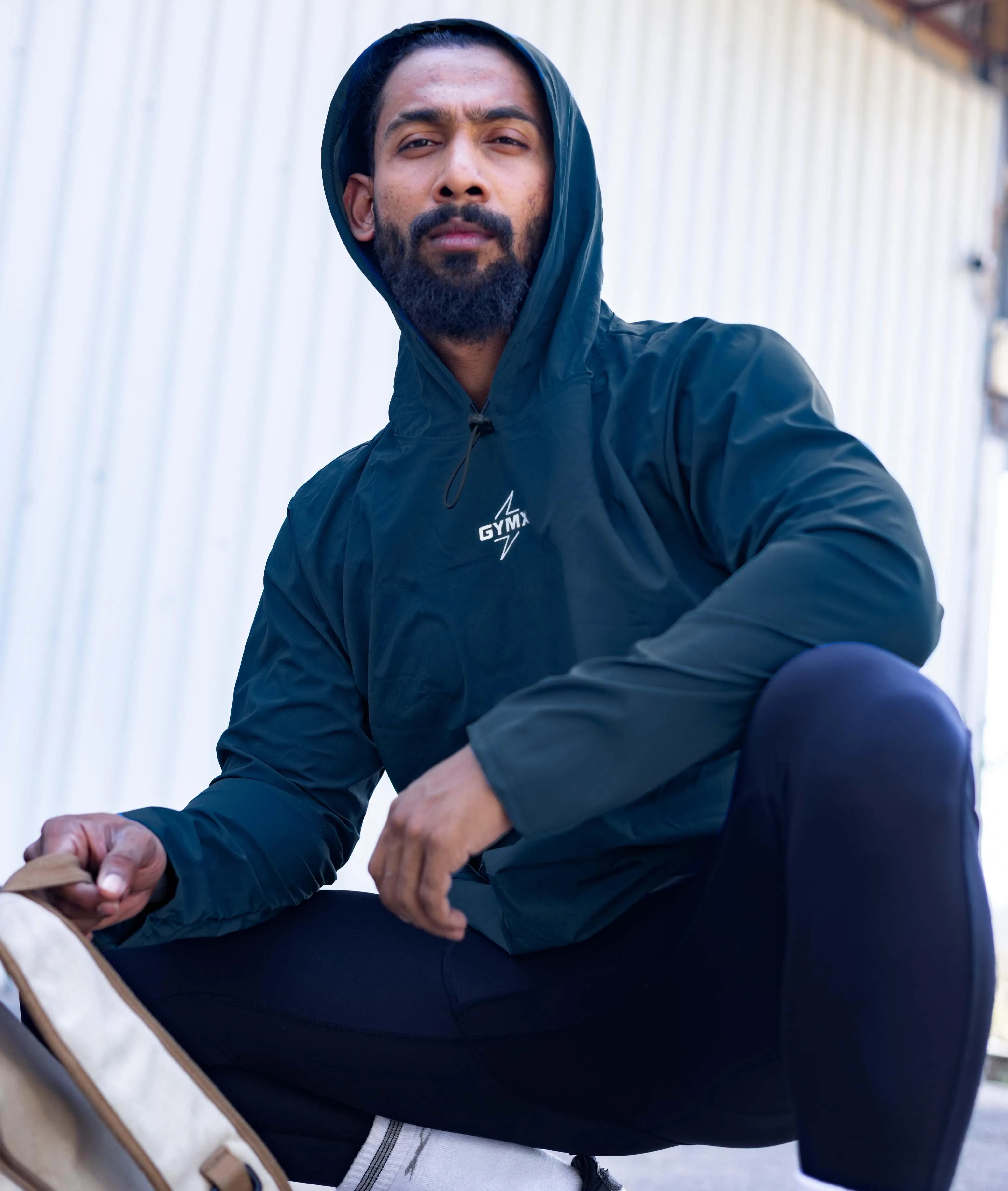 Storm Waterproof Jacket 2.0- Krypto Blue (with rainproof phone pockets)