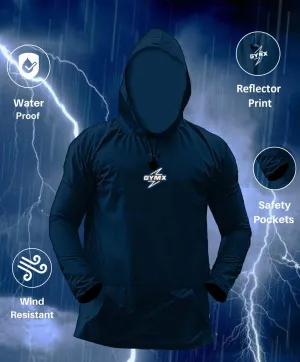Storm Waterproof Jacket 2.0- Krypto Blue (with rainproof phone pockets)