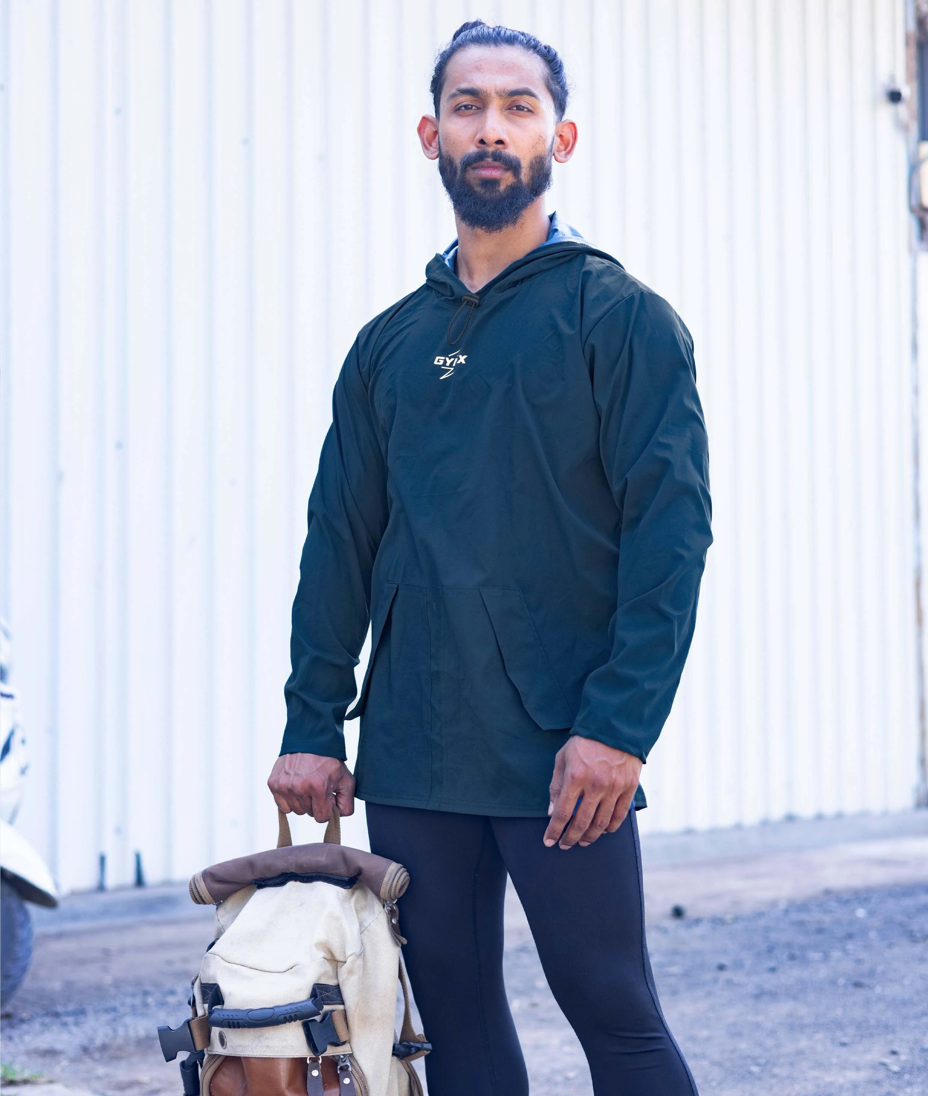 Storm Waterproof Jacket 2.0- Krypto Blue (with rainproof phone pockets)