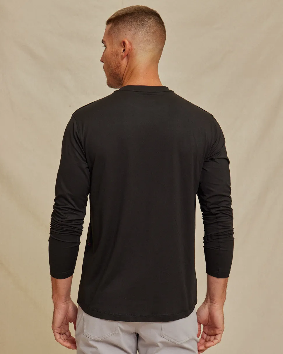 The Voyager - Performance LS Tee - Black