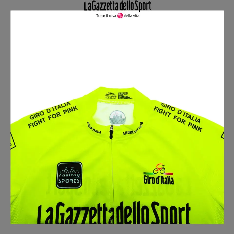 Tour De Giro D'ITAL Autumn Long Sleeve Cycling Jersey Set Bicycle Sportwear Suit Road Bike MTB Bike Wear Ropa Ciclismo Uniform