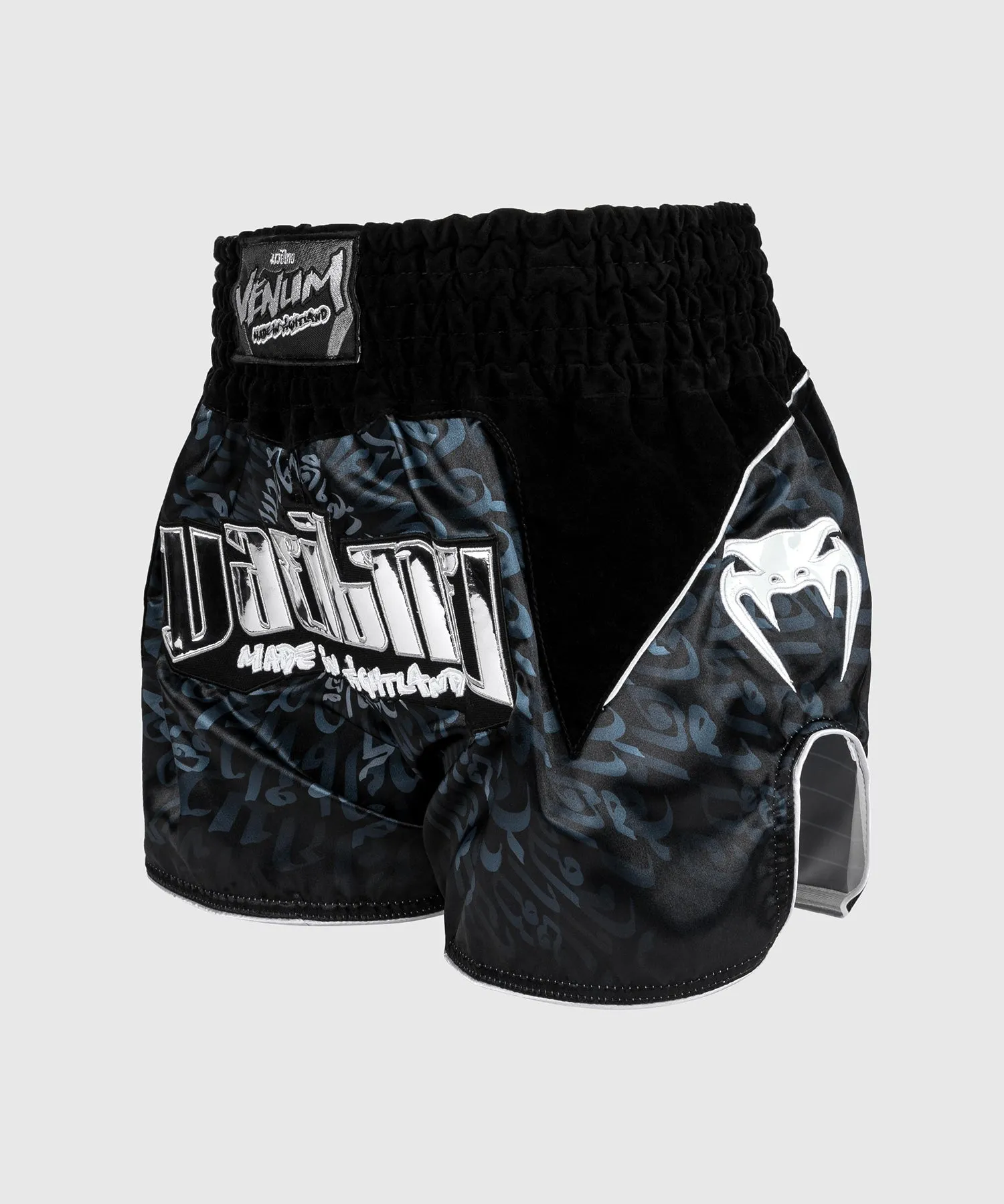Venum Attack Muay Thaï Short - Black/Silver