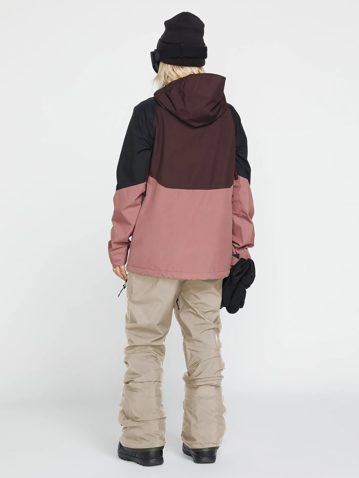 Womens Elm Stretch Gore Bib Overalls - Sand