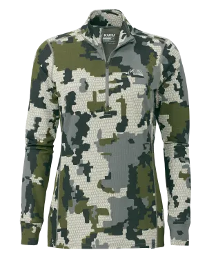Women’s PRO Merino 200 Zip-T | Verde